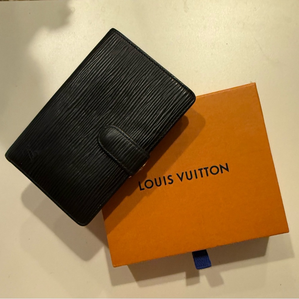Louis Vuitton Black Epi Wallet With Box!!! - Picture 1 of 10